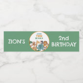 Green Born Two Be Wild  Waterfles Etiket (Enkel label)