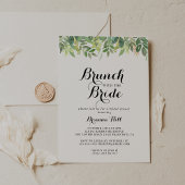 Green Botanical Brunch met de bruidsdouche Kaart