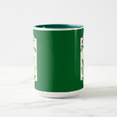 Green Botanical St Patrick’s Day Shirt – caneca Mok (Midden)