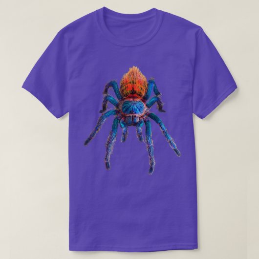 Green Bottle Blue Tarantula T-shirt (Design voorkant)