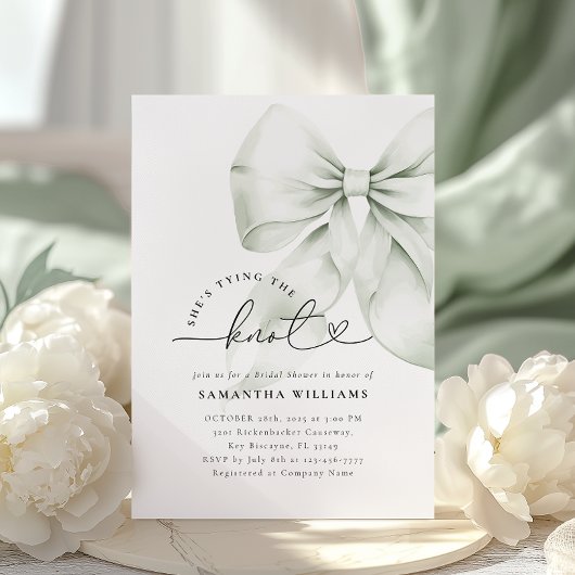 Green Bow het knopen van het Vrijgezellenfeest Kaart