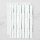 Green Bow Watercolor Merry Little Friendsmas Kaart (Achterkant)