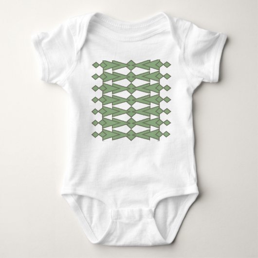 Green Bowties Baby Bodysuit (Voorkant)
