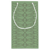 Green Bowties Klein Cadeauzakje (Achterkant)