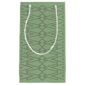 Green Bowties Klein Cadeauzakje (Voorkant)