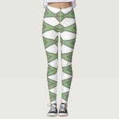 Green Bowties Leggings (Voorkant)