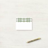 Green Bowties Post-it® Notes (Op bureau)