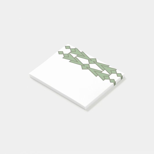Green Bowties Post-it® Notes (Schuin)