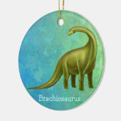 Green Brachiosaurus Dinosaur Ornament (Links)