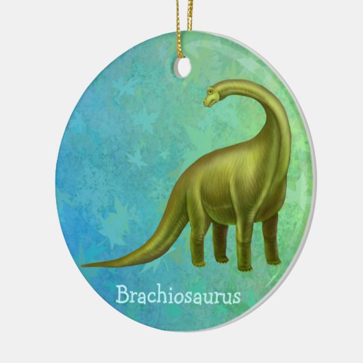 Green Brachiosaurus Dinosaur Ornament (Links)