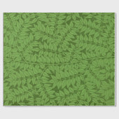 Green Branch Pattern (Oerwoud Art) (William Morris Cadeaupapier (Vlak)