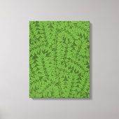 Green Branch Pattern (Oerwoud Art) (William Morris Canvas Afdruk (Voorkant)