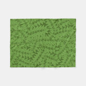 Green Branch Pattern (Oerwoud Art) (William Morris Fleece Deken (Voorkant (Horizontaal))