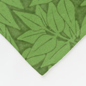 Green Branch Pattern (Oerwoud Art) (William Morris Fleece Deken (Hoek)