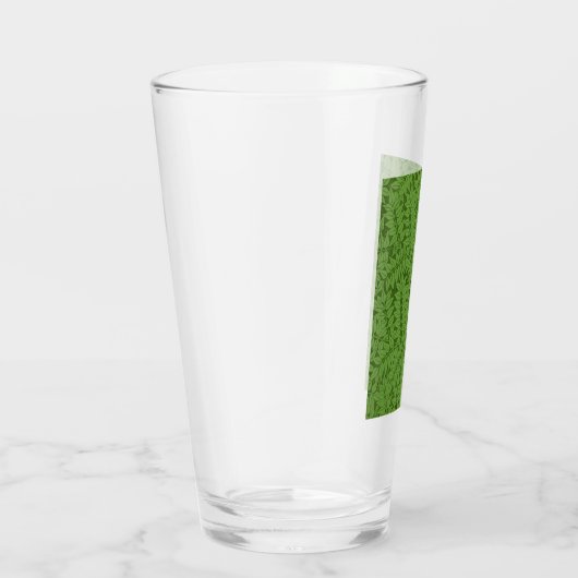 Green Branch Pattern (Oerwoud Art) (William Morris Glas (Rechts)