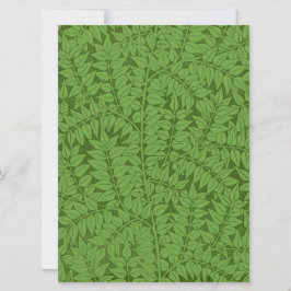 Green Branch Pattern (Oerwoud Art) (William Morris Kaart