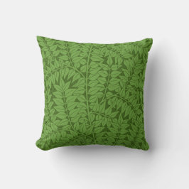 Green Branch Pattern (Oerwoud Art) (William Morris Kussen