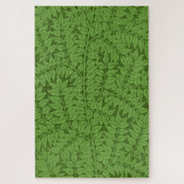 Green Branch Pattern (Oerwoud Art) (William Morris Legpuzzel