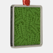Green Branch Pattern (Oerwoud Art) (William Morris Metalen Ornament (Rechts)