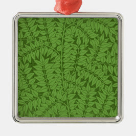 Green Branch Pattern (Oerwoud Art) (William Morris Metalen Ornament