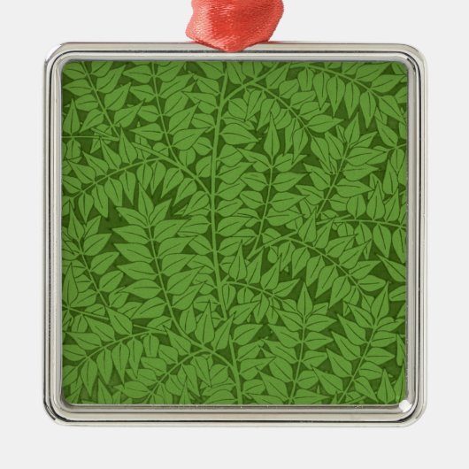 Green Branch Pattern (Oerwoud Art) (William Morris Metalen Ornament (Voorkant)