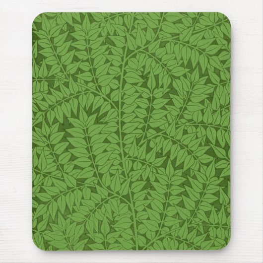 Green Branch Pattern (Oerwoud Art) (William Morris Muismat (Voorkant)