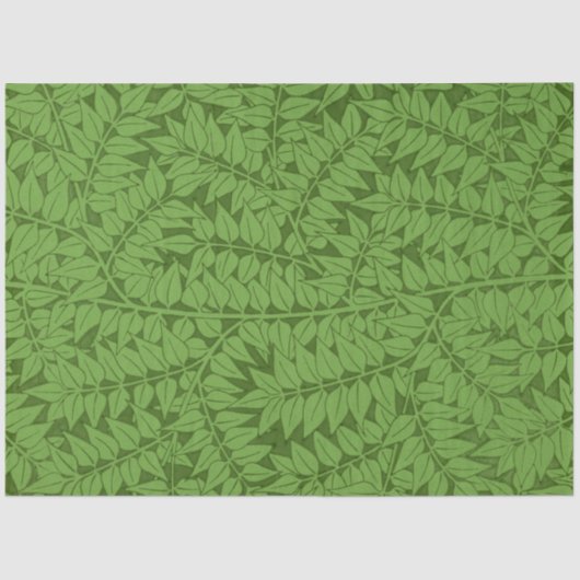 Green Branch Pattern (Oerwoud Art) (William Morris Tissuepapier (Voorkant)