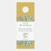 Green Branch Wedding Suite Favor - Door Hanger (Voorkant)
