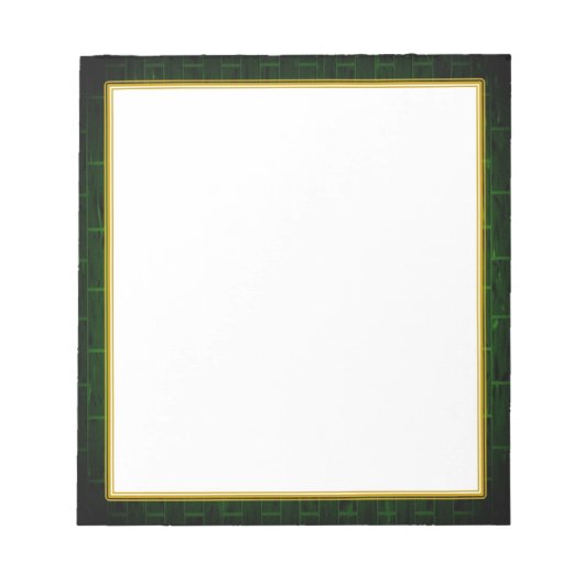 Green Brick op White Small Note Pad Notitieblok (Voorkant)