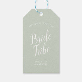Green Bridesmaid-voorstel Cadeaulabel