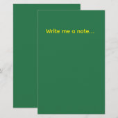 Green Briefpapier (Voorkant / Achterkant)