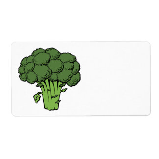 Green Broccoli Etiket