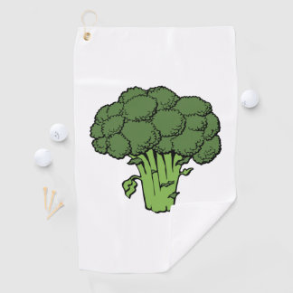 Green Broccoli Golfhanddoek