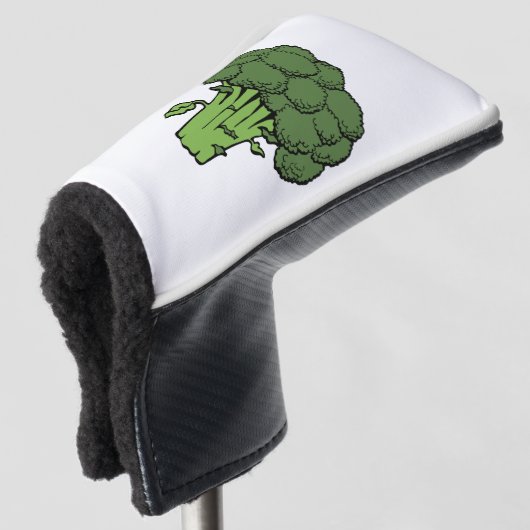Green Broccoli Golfheadcover (3/4 voorkant)