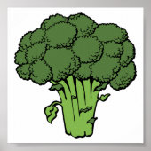 Green Broccoli Poster (Voorkant)