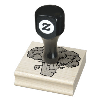 Green Broccoli Rubberstempel