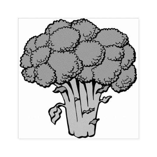 Green Broccoli Rubberstempel (Afrduk)