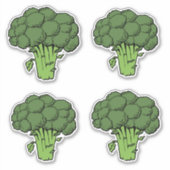 Green Broccoli Sticker (Voorkant)