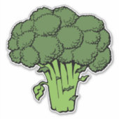 Green Broccoli Sticker (Voorkant)