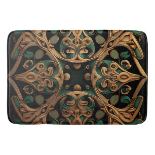 Green Bronze Ornamental Pset Decoration Badmat