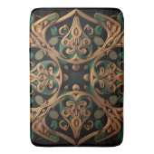 Green Bronze Ornamental Pset Decoration Badmat (Voorkant Verticaal)