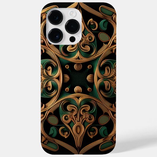 Green Bronze Ornamental Pset Decoration Case-Mate iPhone Case (Achterkant)