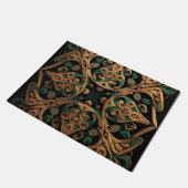 Green Bronze Ornamental Pset Decoration Deurmat (Schuin)