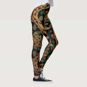 Green Bronze Ornamental Pset Decoration Leggings (Rechts)