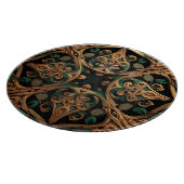 Green Bronze Ornamental Pset Decoration Snijplank (Hoek)