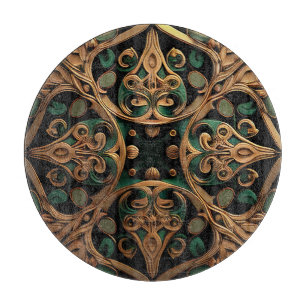 Green Bronze Ornamental Pset Decoration Snijplank