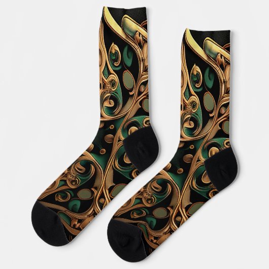 Green Bronze Ornamental Pset Decoration Sokken (Links)