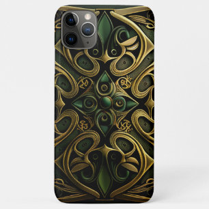 Green Bronze Ornamental Pset Decorting Pattern Case-Mate iPhone Case
