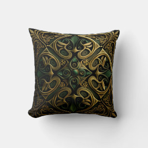 Green Bronze Ornamental Pset Decorting Pattern Kussen