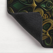 Green Bronze Ornamental Pset Decorting Pattern Muismat (Hoek)